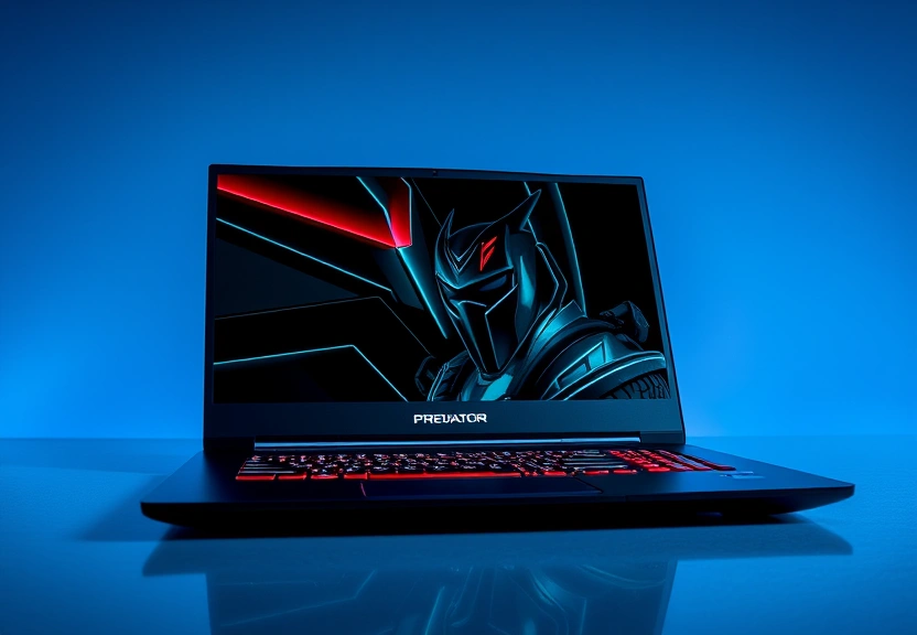 Representação visual de Aproveite 24% OFF no Notebook Acer Predator com Tela 165Hz para Gamers!