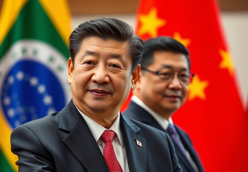 Representação visual de Lula e Xi Jinping: Fortalecimento das Relações Brasil-China em Tempos de Desafio Econômico