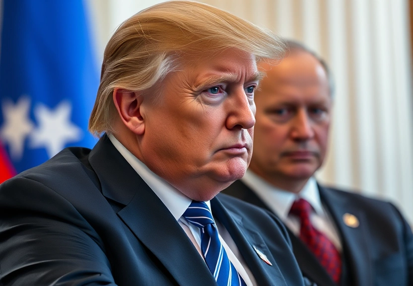 Representação visual de Trump, Putin e a Guerra na Ucrânia: O Impacto da Reunião na Casa Branca