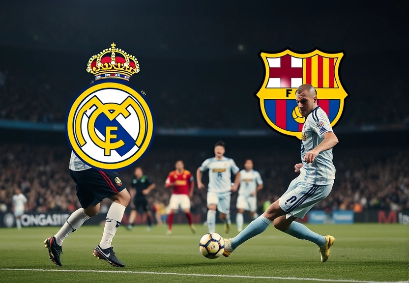 Representação visual de Real Madrid x Barcelona: onde assistir ao vivo, horário e prováveis escalações